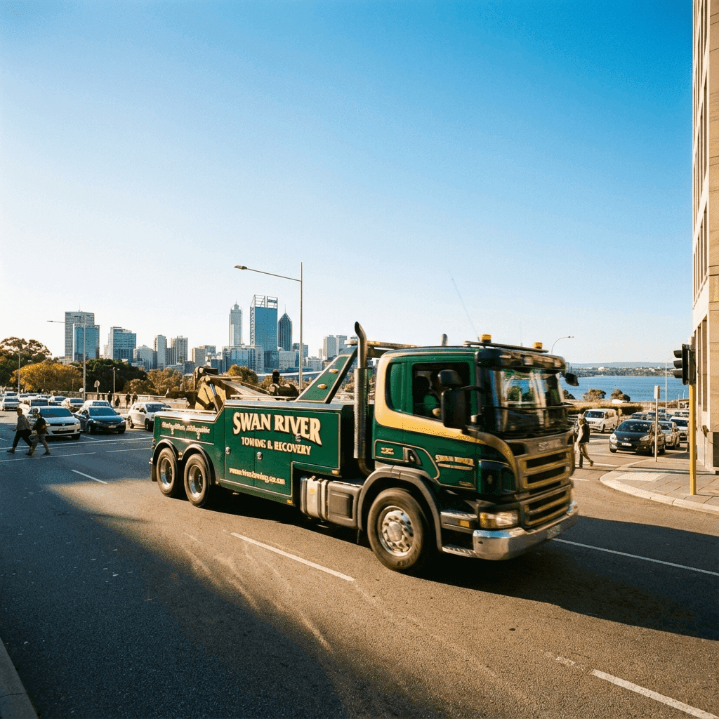 Industrial car removal at O'Connor near Fremantle Hospital precinct